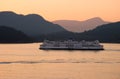 BC Ferry enroute from Horseshoe Bay to Nanaimo Royalty Free Stock Photo