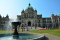 The parliament buildings in Victoria BC.