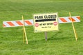 BC Parks Closed at the International Peace Park in Blaine Washington