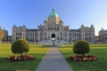 Victoria, Vancouver Island, BC Parliament Building in Evening Light, British Columbia, Canada Royalty Free Stock Photo