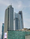 The BCA tower and the Thamrin Nine Tower Project