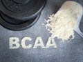 BCAA sport nutrition Royalty Free Stock Photo