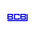 BCB letter logo creative design with vector graphic, BCB