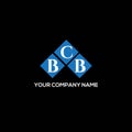 BCB letter logo design on BLACK background. BCB creative initials letter logo concept. BCB letter design