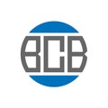 BCB letter logo design on white background. BCB creative initials circle logo concept. BCB letter design