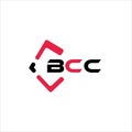 BCC creative minimalist letter logo. BCC unique vector initials alphabet letter logo design Royalty Free Stock Photo