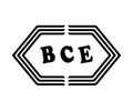 BCE letter logo Design. BCE Simple and modern monogram logo. Abstract Alphabet vector Design Royalty Free Stock Photo