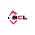 BCL creative minimalist letter logo. BCL unique vector initials alphabet letter logo design Royalty Free Stock Photo