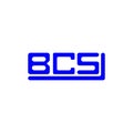BCS letter logo creative design with vector graphic, BCS Royalty Free Stock Photo
