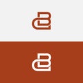 bd letter simple for logo company. a modern vector design, alphabet letters monogram icon logo BD or DB.
