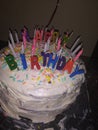 Bday birthday cake celebrations party old homemade
