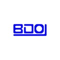 BDO letter logo creative design with vector graphic, BDO Royalty Free Stock Photo