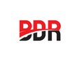 BDR Letter Initial Logo Design Vector Illustration Royalty Free Stock Photo