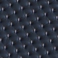 BDSM spikey leather chesterfield upholstery Royalty Free Stock Photo