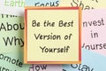 Be the Best Version of Yourself Royalty Free Stock Photo