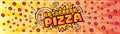 Hot and fresh pizza banner