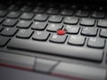 ThinkPad keyboard with red touch point