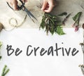 Be Creative Ideas Imagination Creativity Design Concept Royalty Free Stock Photo