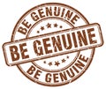 be genuine brown stamp