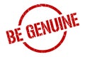 be genuine stamp