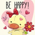 Be Happy Greeting card