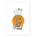 Good food, good mood, vector Royalty Free Stock Photo