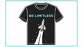 Be Limitless text on shirt, inspirational apparel and ambition wear vector design Generative AI