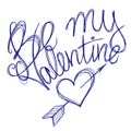 Be my valentine pen