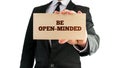 Be open-minded