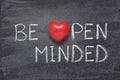 Be open-minded heart