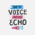 Voice not echo