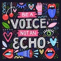 Voice not echo