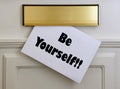 Be Yourself inspirational message