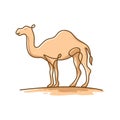 Line Camel Logo