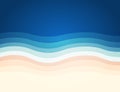 Beach abstract background, vector, illustration. Royalty Free Stock Photo