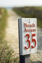 Beach access Royalty Free Stock Photo