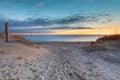 Beach Access Kill Devil Hills NC Outer Banks Royalty Free Stock Photo