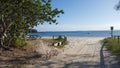 Beach Access Road on Island