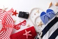 Beach accessories Royalty Free Stock Photo
