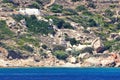 The beach Agios Ioannis in Sikinos, Greece