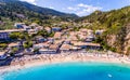 The beach of Agios Nikitas near Lefkada Town, Greece