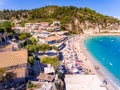 The beach of Agios Nikitas near Lefkada Town, Greece