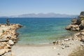 Beach in Agios Nikolaos, Crete island