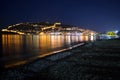 Beach of Alanya at Night, Turkey