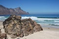 Beach along south africas coastline