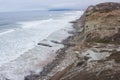 Beach, Alto de Santa Luzia Beach, between Peniche and Serra d'El Rei (King's Beach) in the Portuguese central western coast