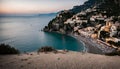 Beach, Amalfi Coast, Italy Royalty Free Stock Photo