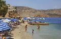 Beach in Ano Symi. Greece