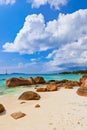 Beach Anse Lazio - Seychelles Royalty Free Stock Photo