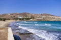 Beach in Antiparos island, Cyclades Royalty Free Stock Photo